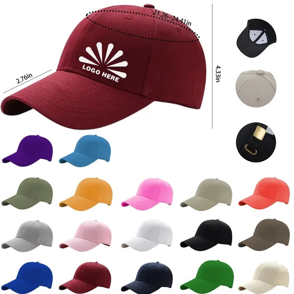 100% Cotton Baseball Cap/Sun Hat