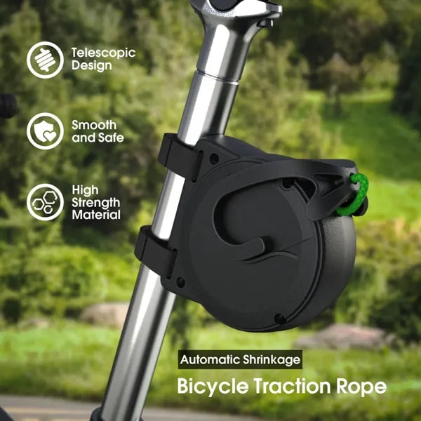 Retractable Kids Bike Tow Rope Elastic Trailer