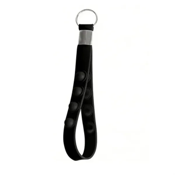 Silicone Popper Stress Reliever KeyChain