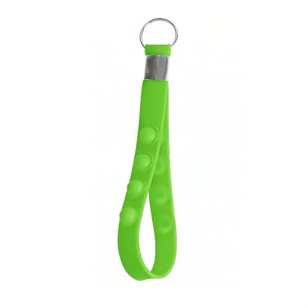 Silicone Popper Stress Reliever KeyChain