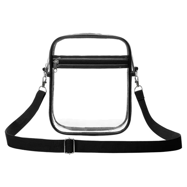 Stadium Approved Clear PVC Crossbody Bag
