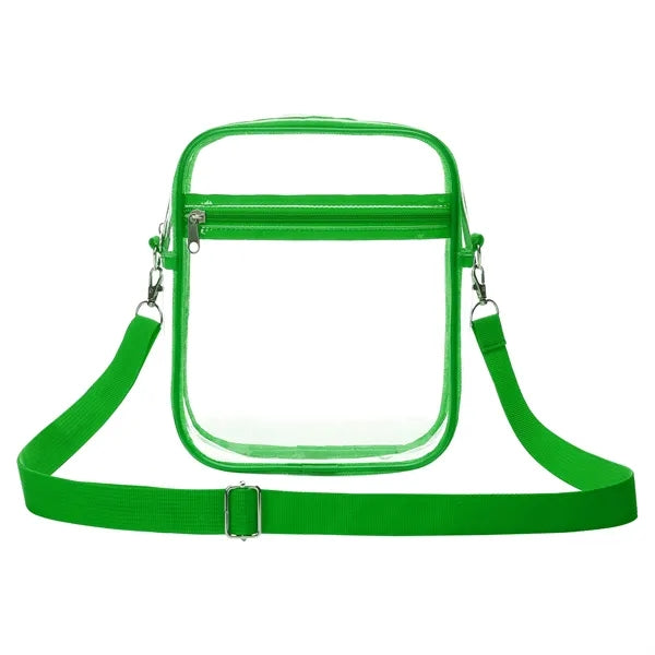 Stadium Approved Clear PVC Crossbody Bag