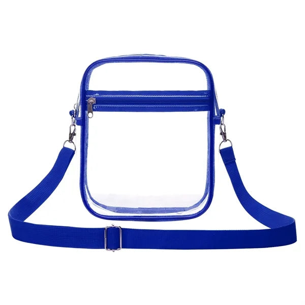 Stadium Approved Clear PVC Crossbody Bag
