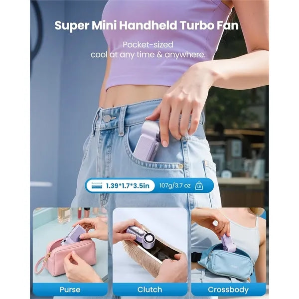Portable Rechargeable Handheld Mini Fan