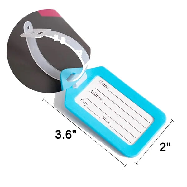 Plastic Luggage Tag Holders