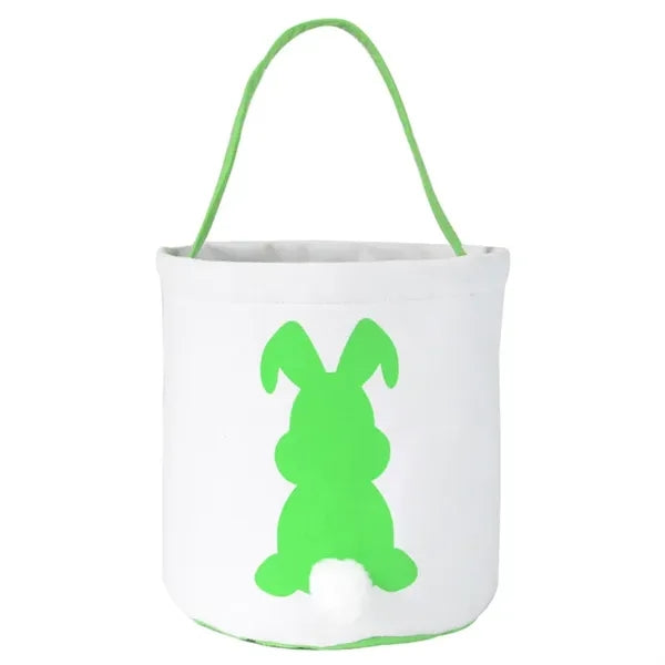 Bunny Tail Easter Canvas Tote Bag