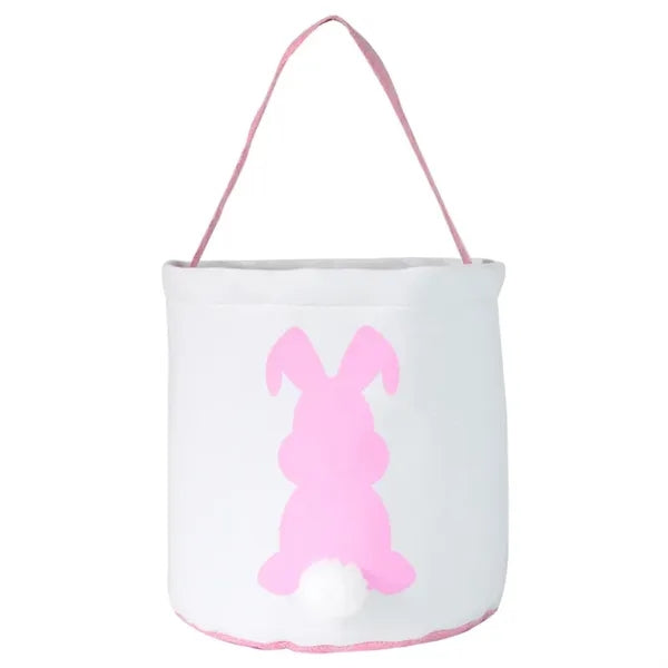 Bunny Tail Easter Canvas Tote Bag