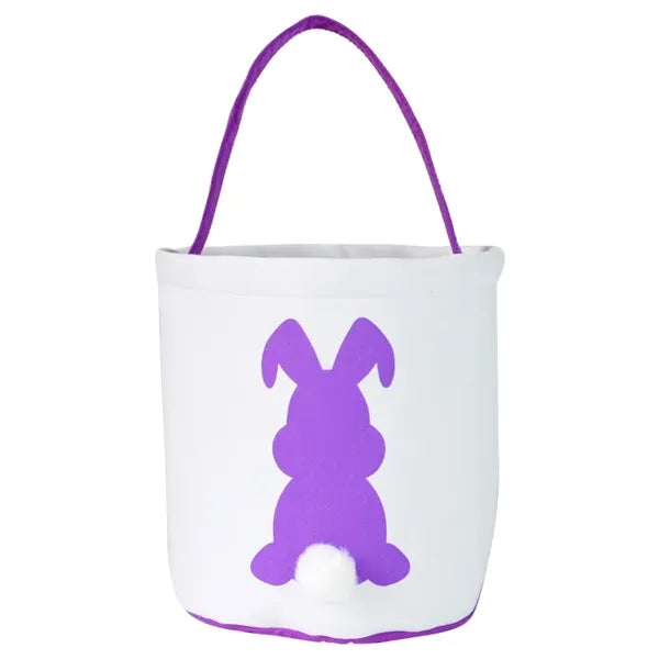 Bunny Tail Easter Canvas Tote Bag