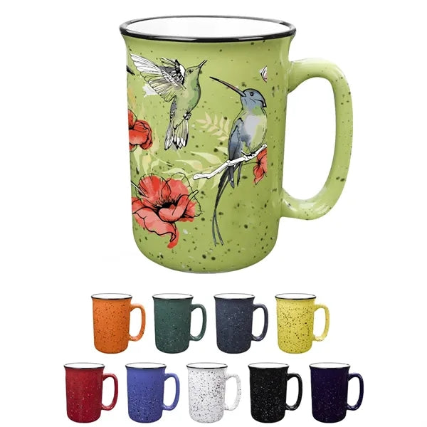 12 OZ Full Color Tall Campfire Mug