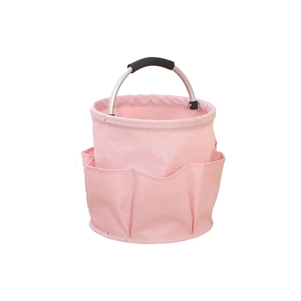 Oxford Fabric Picnic Basket With Handle And Storage Pockets