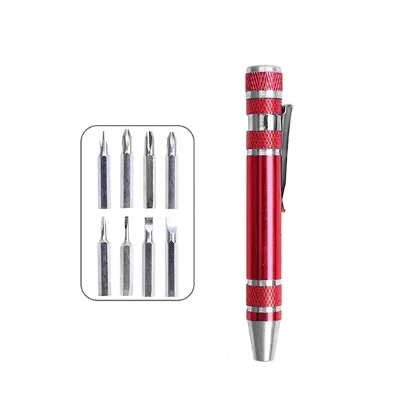 Portable 8-in-1 Magnetic Screwdriver Pen Tool