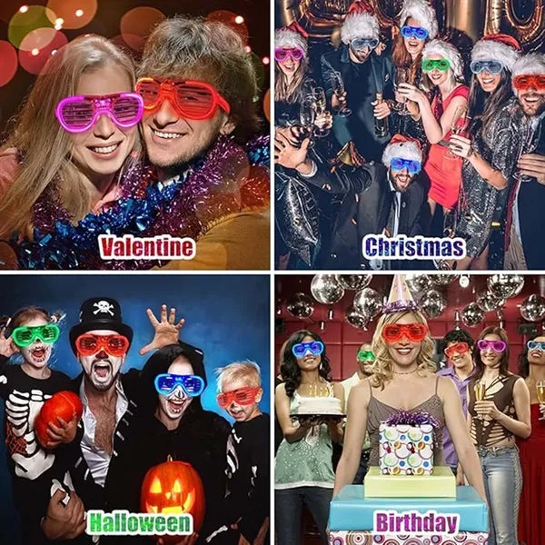 LED light-up glasses