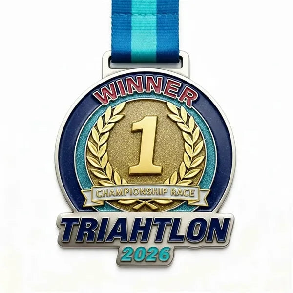 Soft Enamel Single Sided Medal
