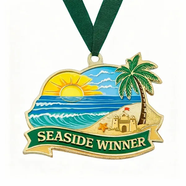 Soft Enamel Single Sided Medal