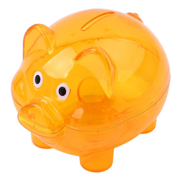Transparent Plastic Piggy Bank Birthday Gift
