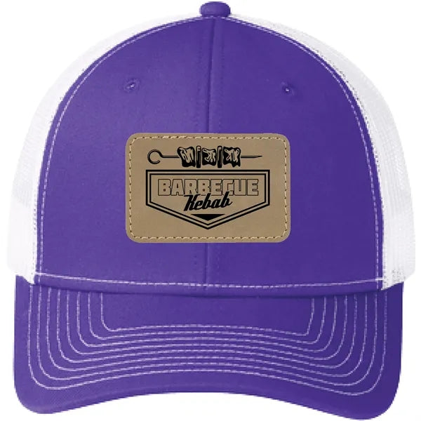 Port Authority C402 Trucker Hat w/ Patches or Embroidery
