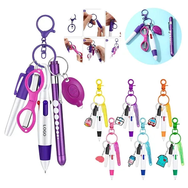 Nurse Pen Keychain Set