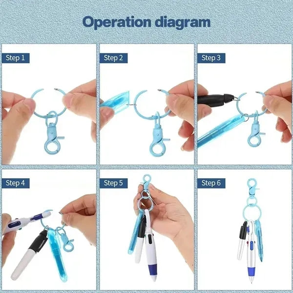 Nurse Pen Keychain Set