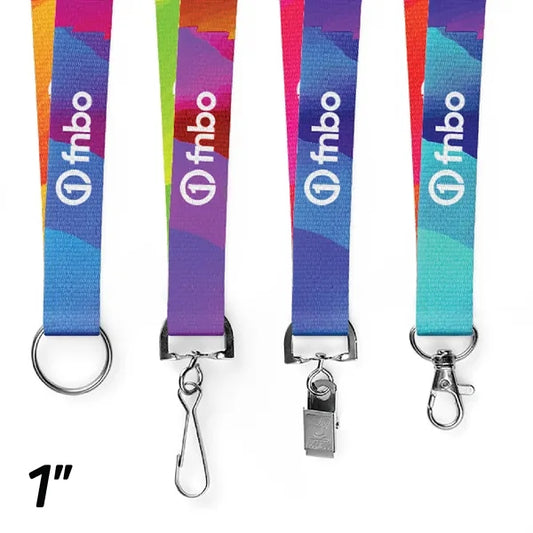 24-48 Hour Rush 1" FC Lanyards Satin Finish