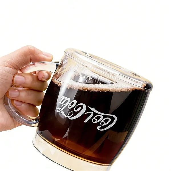 Double Wall Thickened Plastic Cooling Beer Mug with Freezer