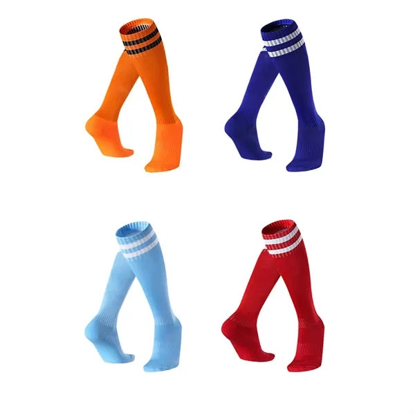 Kids Soccer Socks Boys Girls Knee Athletic High Tube
