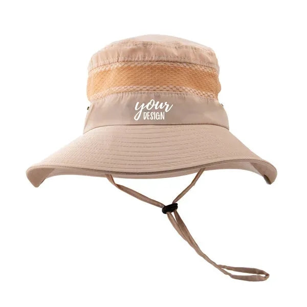 Mesh Breathable Fishing Boonie Hat With String