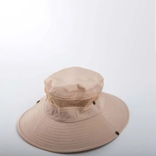 Mesh Breathable Fishing Boonie Hat With String