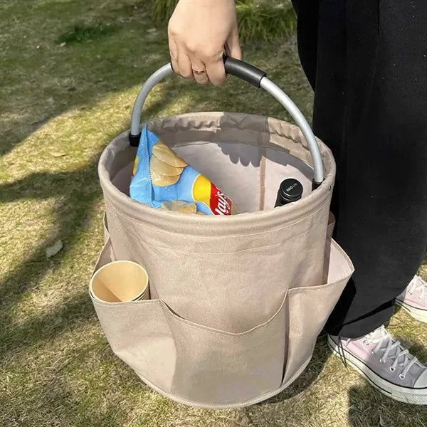 Versatile Collapsible Basket With Handles