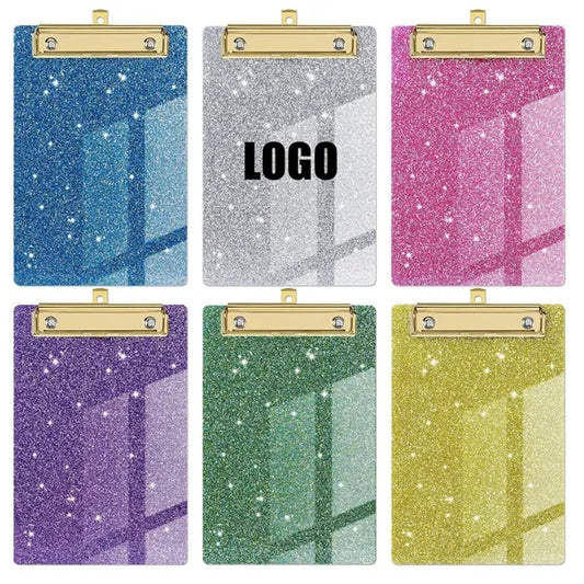 Glitter Acrylic Clipboard