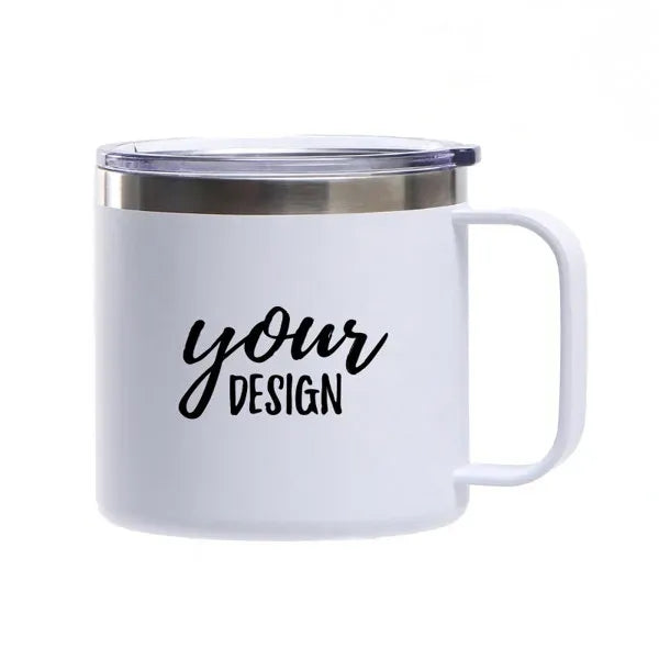 14 oz. Stainless Steel Insulated Coffee Mug With Lid