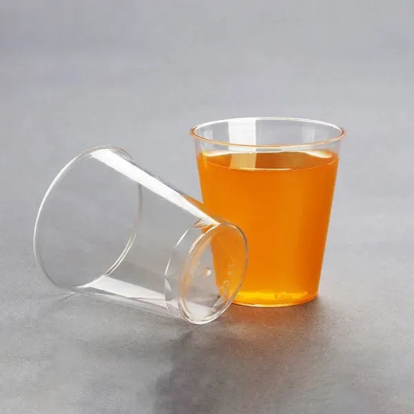 1.7 oz. Clear Plastic Disposable Cup