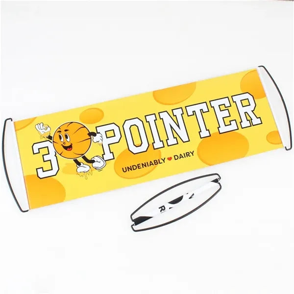 Hand-pull retractable banners