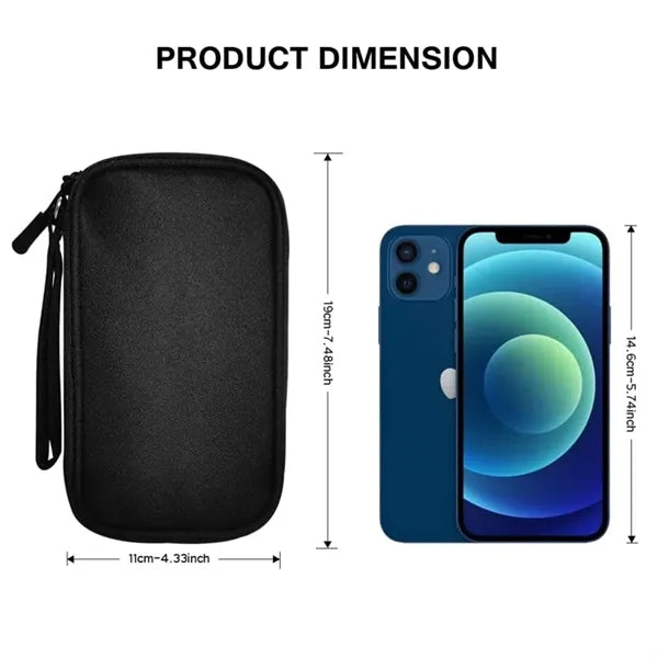 Electronics Organizer Bag Travel Shockproof Cable Case