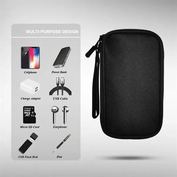 Electronics Organizer Bag Travel Shockproof Cable Case