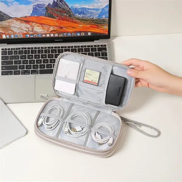 Electronics Organizer Bag Travel Shockproof Cable Case