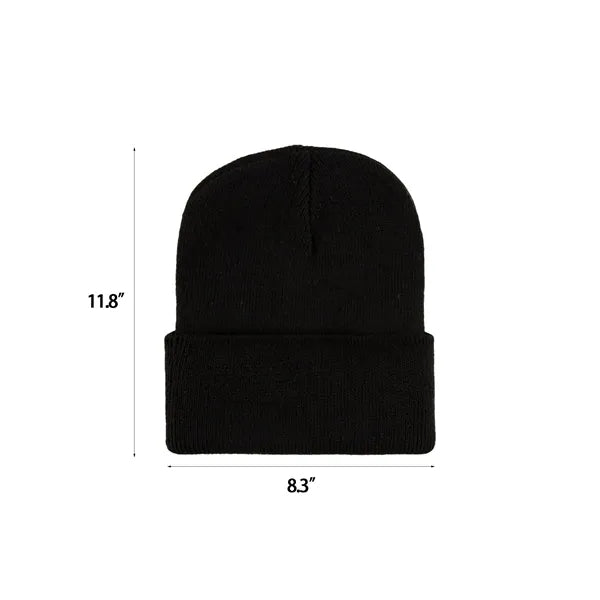 Soft Ribbed Skullcap Cold Weather Outdoor Wear