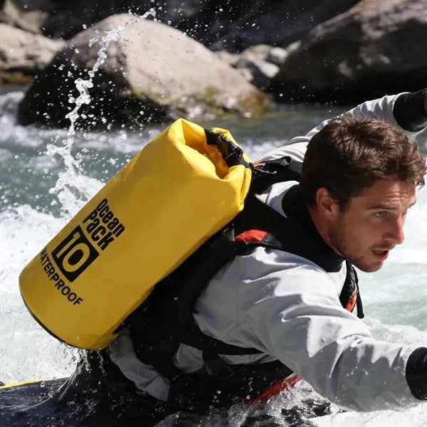 Portable 10L PVC Waterproof Dry Bag For Boating