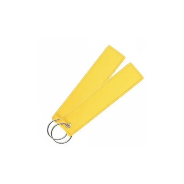 Embroidered Fabric Key Tag