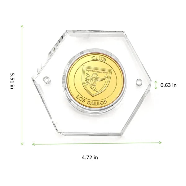 Acrylic Magnetic Coin Display Case and Storage Box