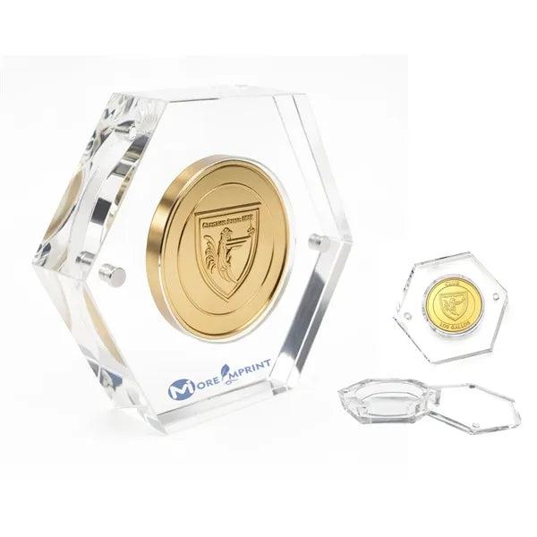 Acrylic Magnetic Coin Display Case and Storage Box
