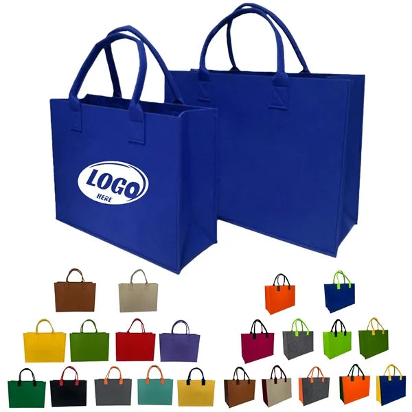 Felt Tote Bag with Handle