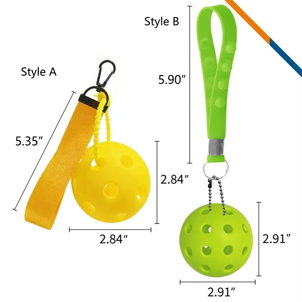 Joyvi Pickleball Custom Decorative Charms Keychain