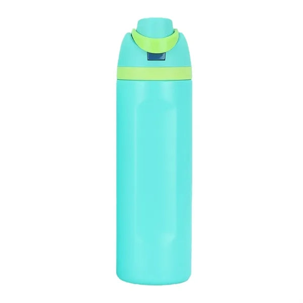 24oz Stainless Steel Sports Water Bottle with Dual-Drink Lid