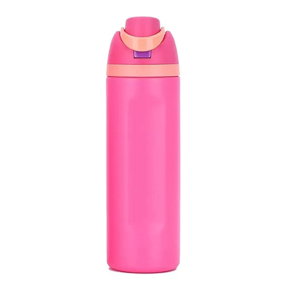 24oz Stainless Steel Sports Water Bottle with Dual-Drink Lid