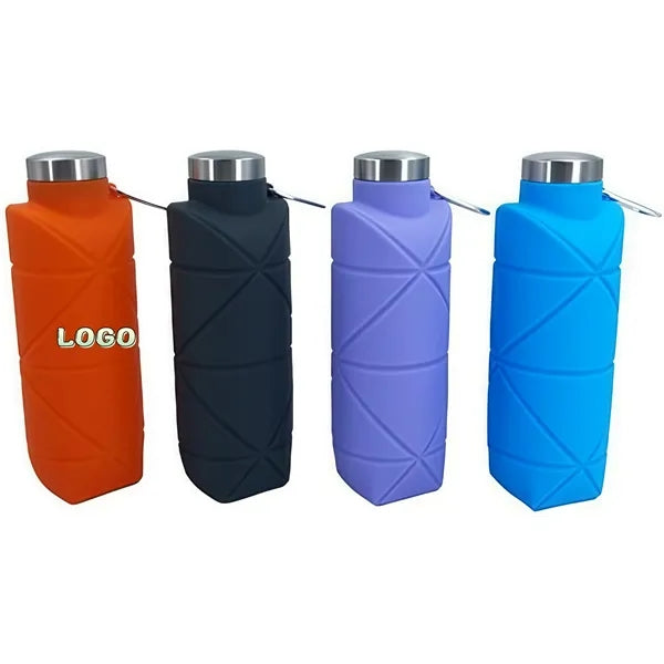 700ml Geometric Pattern Sports Water Bottle with Stainless S