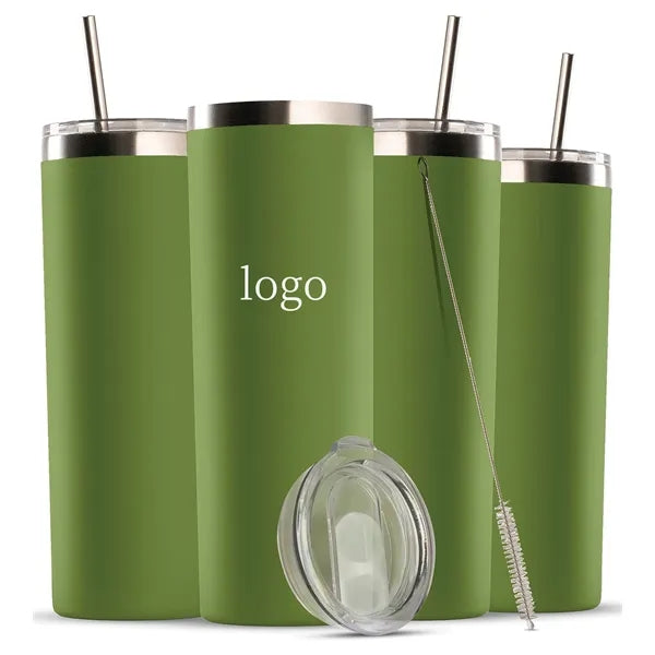 Slim Vacuum-Insulated Stainless Steel Tumbler