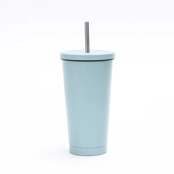17oz Portable Stainless Steel Straw Cup