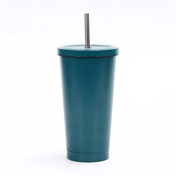 17oz Portable Stainless Steel Straw Cup