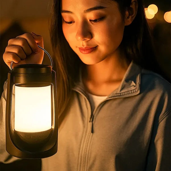 LED Solar Rechargeable Camping Light
