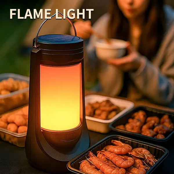 LED Solar Rechargeable Camping Light